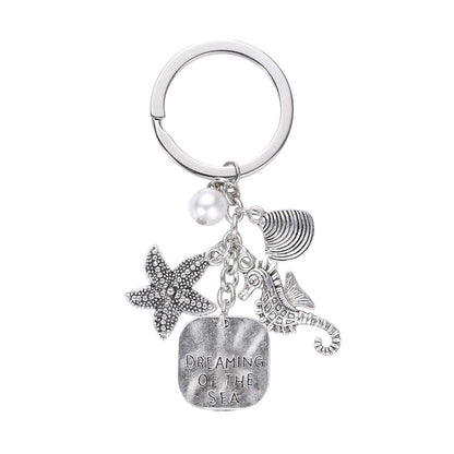 Ocean Dream Keychain Shell Pearl SEA