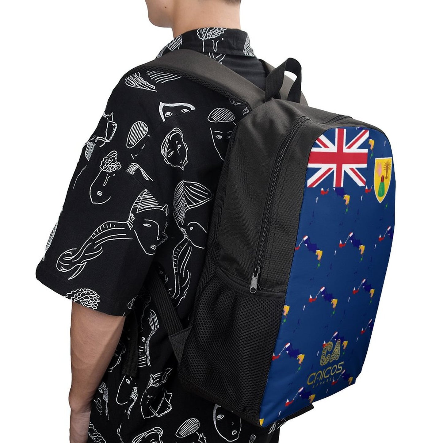 17 inch Turks Schoolbag & Shoulder Backpack