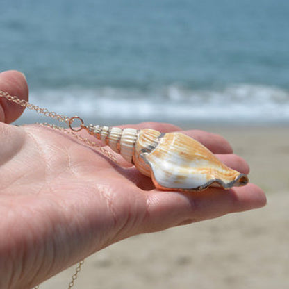 Conch shell necklace