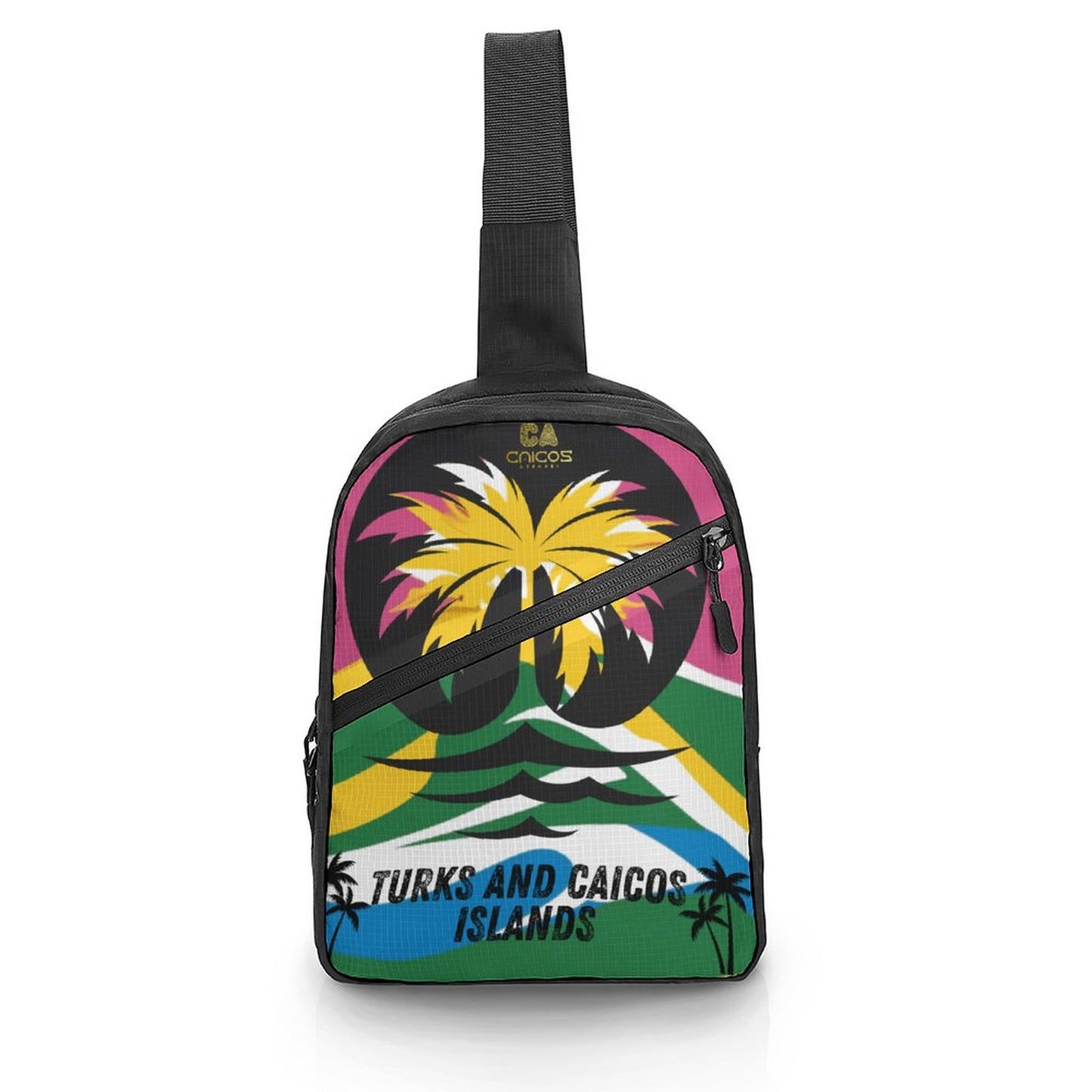 Turks and Caicos Palm Tree Crossbody Bag