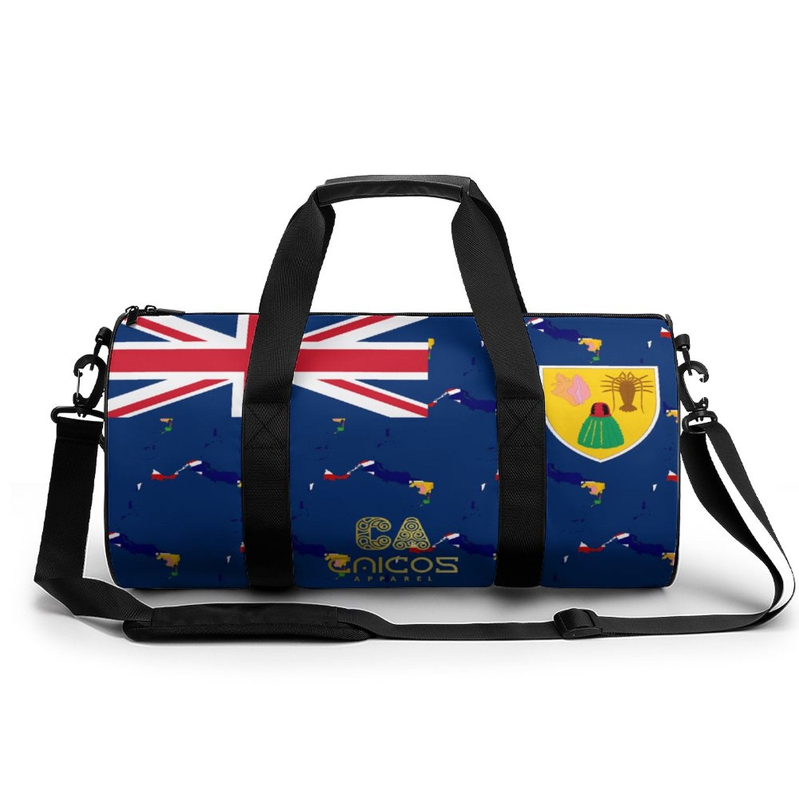 Turks and Caicos Blue Duffle Gym Bag