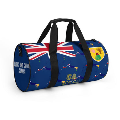 Turks and Caicos Blue Duffle Gym Bag